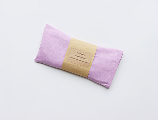 purple weighted eye pillow