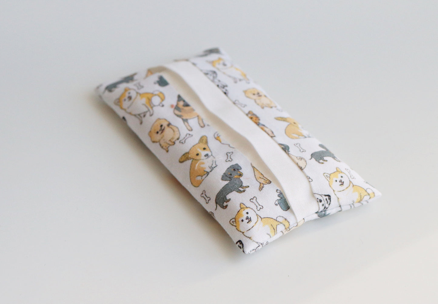 dog-themed pocket tissue pouch