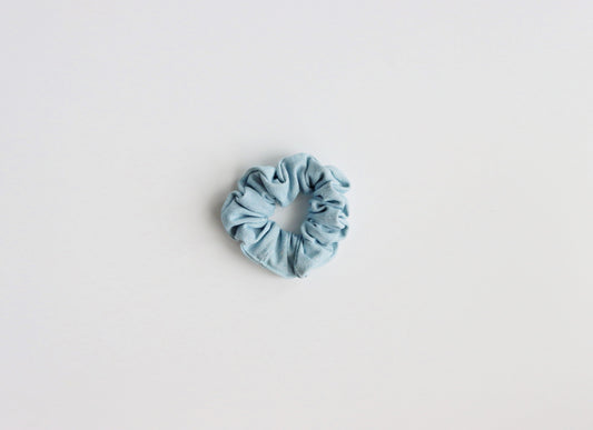 denim hair scrunchie