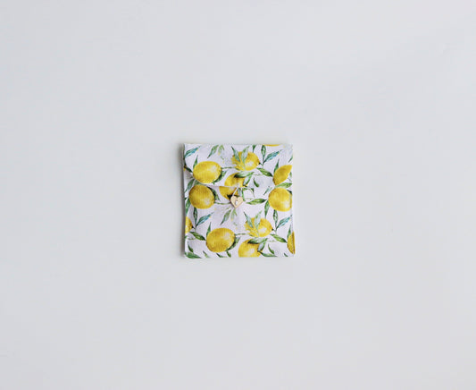 lemon sanitary pad pouch