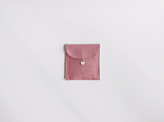 mauve sanitary pad pouch